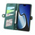 For iPhone 15 Geometric Zipper Wallet Side Buckle Leather Phone Case(Green) For iPhone 15 Geometric Zipper Wallet Side Buckle Leather Phone Case(Green)
