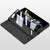 For Samsung Galaxy Z Fold5 GKK Armor Flip Leather Phone Case with Pen Slots(Carbon Fiber Texture)