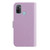 For OPPO A53s 4G Candy Color Litchi Texture Leather Phone Case(Light Purple)