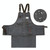 Canvas Electric Craftsmen Multi Pocket Tool Apron(Black Gray)