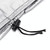 3D Printer Waterproof Cover Copier Dust Cover, Size: 70x45x30cm(Silver)