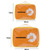 Travel Portable Transparent Large-Capacity Cosmetic Storage Bag, Specification: Large(Mango Yellow)