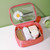 Travel Portable Transparent Large-Capacity Cosmetic Storage Bag, Specification: Large(Mango Yellow)