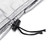 3D Printer Waterproof Cover Copier Dust Cover, Size: 45x45x30cm(Silver)
