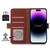 For Nokia XR21 Genuine Leather Magnetic RFID Leather Phone Case(Coffee)