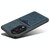 For Honor 90 Denior PU Back Cover Card Slot Holder Phone Case(Blue)