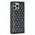 For iPhone 15 Pro Max Diamond Lattice Magnetic Leather Flip Phone Case(Black)