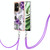 For OnePlus Nord CE 3 5G/Nord CE 3 Lite Electroplating IMD TPU Phone Case with Lanyard(Purple Flower)