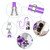 For OnePlus Nord CE 3 5G/Nord CE 3 Lite Electroplating IMD TPU Phone Case with Lanyard(Purple Flower)
