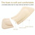 10 Pairs Invisible Anti-wear Butterfly Shape High Heel Stickers Thickened Sponge Heel Stickers, Random Color Delivery, Size:4mm
