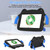 For Lenovo Tab M8 8506X 3rd Gen Ice Baby EVA Shockproof Hard PC Tablet Case(Black+Blue)