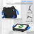 For Lenovo Tab M8 8506X 3rd Gen Ice Baby EVA Shockproof Hard PC Tablet Case(Black+Blue)