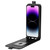 For iPhone 15 Pro Max R64 Texture Single Vertical Flip Leather Phone Case(Black)