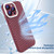 For iPhone XR Hollow Heat Dissipation TPU Phone Case(Rose Red)