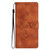 For OPPO Find X5 Lite / Reno7 5G Flower Butterfly Embossing Pattern Leather Phone Case(Brown)