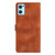 For OPPO Find X5 Lite / Reno7 5G Flower Butterfly Embossing Pattern Leather Phone Case(Brown)