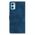 For OPPO Find X5 Lite / Reno7 5G Flower Butterfly Embossing Pattern Leather Phone Case(Blue)