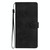 For OPPO Reno8 Lite 5G / Reno7 Z Flower Butterfly Embossing Pattern Leather Phone Case(Black)