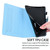 For Samsung Galaxy Tab A 10.1 T580 Cartoon Buckle Leather Tablet Case(Blue)