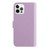For iPhone 13 Pro Candy Color Litchi Texture Leather Phone Case (Light Purple)