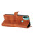 For Motorola Moto E20 / E30 / E40 Flower Butterfly Embossing Pattern Leather Phone Case(Brown)