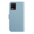 For OPPO Realme 8 4G Candy Color Litchi Texture Leather Phone Case(Light Blue)