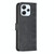 For Xiaomi Redmi 12 4G Plaid Embossed Leather Phone Case(Black)