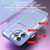 For iPhone 8 Plus / 7 Plus All-inclusive TPU Edge Acrylic Back Phone Case(Sierra Blue)