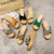 999 Ladies Wedge Platform Slippers, Size: 37(Khaki) 999 Ladies Wedge Platform Slippers, Size: 37(Khaki)