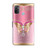 For Samsung Galaxy A33 5G Crystal 3D Shockproof Protective Leather Phone Case(Pink Bottom Butterfly)