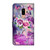 For Samsung Galaxy S9+ Crystal 3D Shockproof Protective Leather Phone Case(Butterfly)