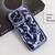 For iPhone SE 2022 /2020 / 8 / 7 Electroplating Meteorite Texture TPU Phone Case(Blue)