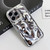 For iPhone 12 Pro Electroplating Meteorite Texture TPU Phone Case(Silver)