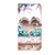 For Samsung Galaxy A21s Crystal 3D Shockproof Protective Leather Phone Case(Pink Diamond Heart)