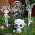 Halloween Simulation Skull Hand And Leg Horror Decoration Props Hand Bone Skull