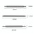 100pcs/set 304 Stainless Steel Strap Connecting Rod Strap All Steel Switch Lugs, Style: No Drag (1.5x22mm)