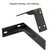 8 inch 20cm Triangle Support Frame Fixed Angle Iron(White)