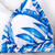 Leaf-print Waist Lace-up Three-Piece Bikini Set Long-sleeved Beach Sun Protection Swimsuit, Size: XL(Orange)