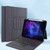 For iPad Air 2022 / 2020 Integrated Bluetooth Keyboard Leather Case with Backlight & Touchpad(Black)