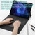 For iPad Air 2022 / 2020 Integrated Bluetooth Keyboard Leather Case with Backlight & Touchpad(Black)