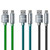 WK WDC-203a 6A USB to USB-C/Type-C Data Cable, Length: 1m(Green)