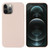 For iPhone 15 Pro Max Shockproof Silicone Magsafe Phone Case(Sand Pink)