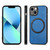 For iPhone XS Max Solid Color Leather Skin Back Cover Phone Case(Blue)