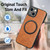 For iPhone XS Max Solid Color Leather Skin Back Cover Phone Case(Brown)