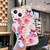 For iPhone 13 IMD Shell Pattern TPU Phone Case(Butterfly Flower)