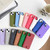 For iPhone XS / X Weave Texture Card Slot Skin Feel Phone Case with Push Card Hole(Dark Blue)