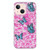 For iPhone 13 IMD Shell Pattern TPU Phone Case(Colorful Butterfly)