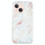 For iPhone 13 IMD Shell Pattern TPU Phone Case(White Marble)