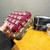 For iPhone 13 Pro 3D Grid Phone Case(Rose Red)