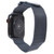 For Apple Watch 3 38mm Milanese Metal Magnetic Watch Band(Midnight Blue)